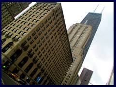 Magnificent Mile 004 - Drake Hotel, Palmolive Building and John Hancock Center